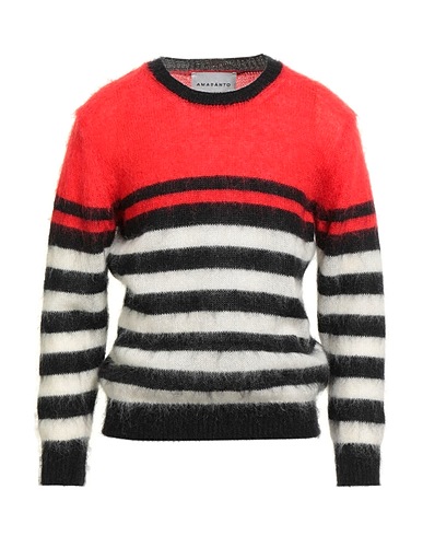 AMARANTO Jumper Red 50% Mohair wool, 32% Polyamide, 18% Wool