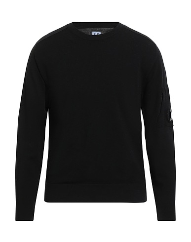 C.P. COMPANY Jumper Black 88% Virgin Wool, 12% Polyester