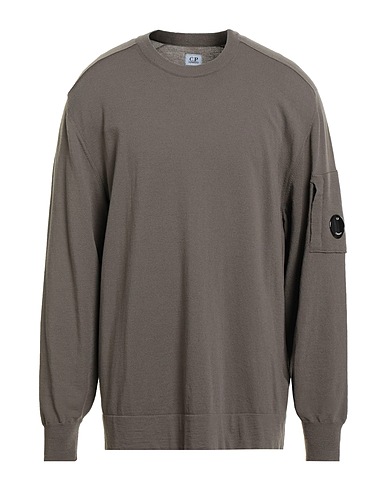 C.P. COMPANY Jumper Khaki 88% Virgin Wool, 12% Polyester