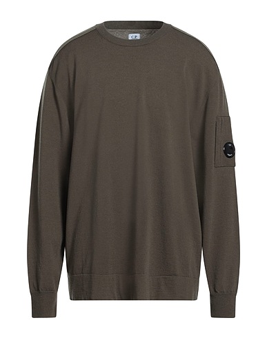 C.P. COMPANY Sweater Military green 88% Virgin Wool, 12% Polyester