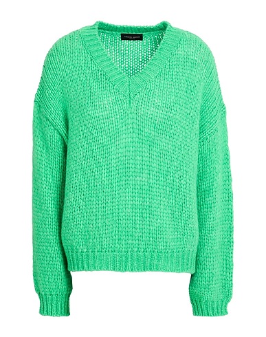 ROBERTO COLLINA Jumper Green 68% Baby alpaca wool, 22% Nylon, 10% Wool