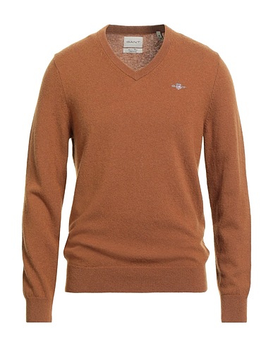 GANT Pullover Kamel 90% Wolle, 10% Polyamid