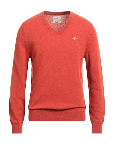 GANT Jumper Rust 90% Wool, 10% Polyamide