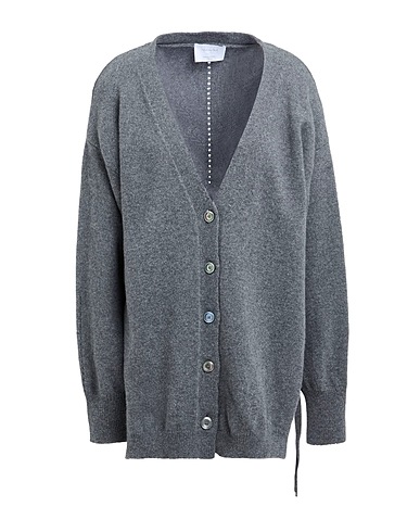 DANIELE FIESOLI Cardigan COLLEZIONE N_01 Gris 90% Laine mérinos, 10% Cachemire