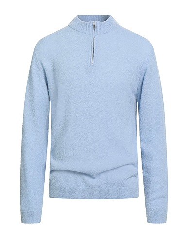DANIELE FIESOLI Sweater LAB Sky blue 65% Merino Wool, 25% Polyester, 10% Cashmere
