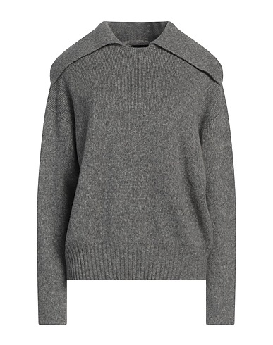 ROBERTO COLLINA Pullover Grau 47% Merinowolle, 32% Wolle vom Baby-Kamel, 21% Nylon