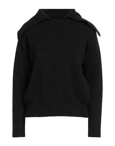 ROBERTO COLLINA Jumper Black 47% Merino Wool, 32% Baby camel wool, 21% Nylon