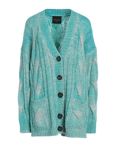 ROBERTO COLLINA Cardigan Turquoise 68% Baby alpaca wool, 22% Nylon, 10% Wool
