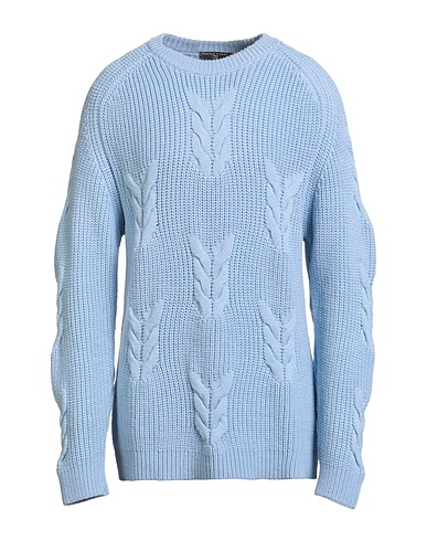 DANIELE FIESOLI Sweater LAB Sky blue 100% Merino Wool
