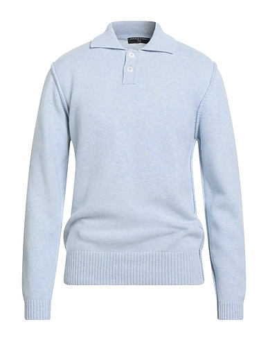 DANIELE FIESOLI Sweater LAB Sky blue 100% Merino Wool
