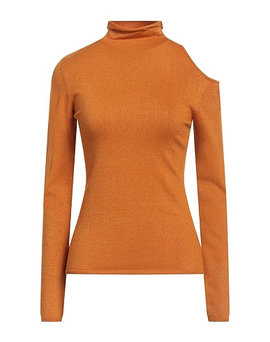 ACTITUDE by TWINSET Polo neck Rust 41% Viscose, 39% Polyester, 20% Polyamide