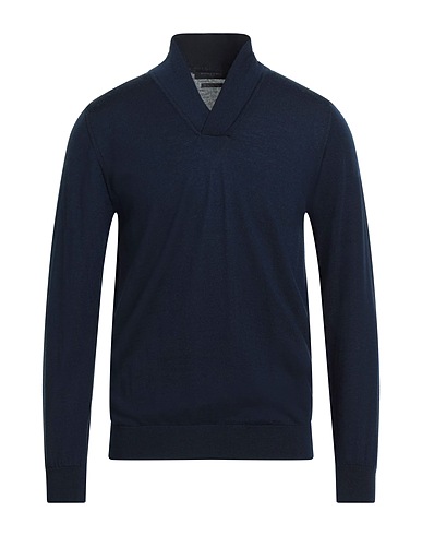 DANIELE FIESOLI Sweater Navy 100% Merino Wool