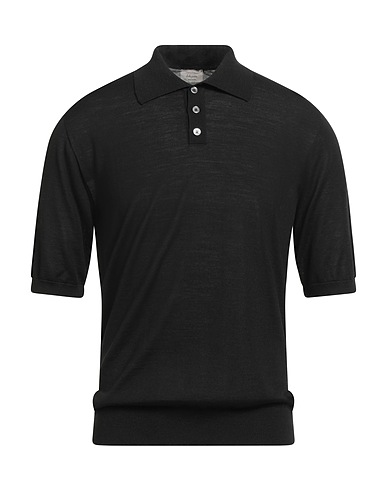 DANIELE FIESOLI Pullover Schwarz 100% Merinowolle