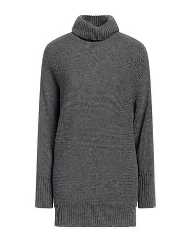ALYSI Polo neck Grey 100% Virgin Wool