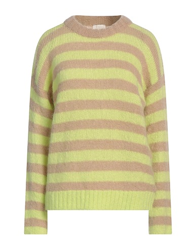 ALYSI Jumper CRÈME Lime green 53% Mohair wool, 45% Polyamide, 2% Elastane