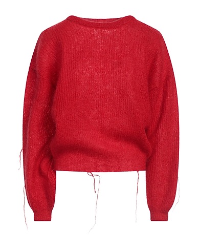 8PM Jumper Red 50% Mohair wool, 32% Polyamide, 18% Merino Wool