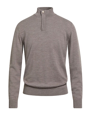 DANIELE FIESOLI Sweater Light brown 100% Merino Wool