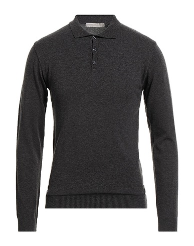 OFFICINE DEL CASHMERE Jumper Charcoal 68% Polyacrylic, 19% Merino Wool, 10% Polyamide, 3% Elastane