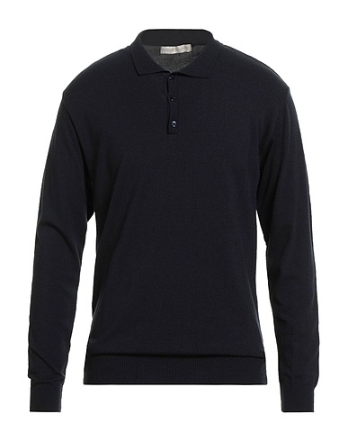 OFFICINE DEL CASHMERE Pullover Blu notte 68% Poliacrilico, 19% Lana Merino, 10% Poliammide, 3% Elastan