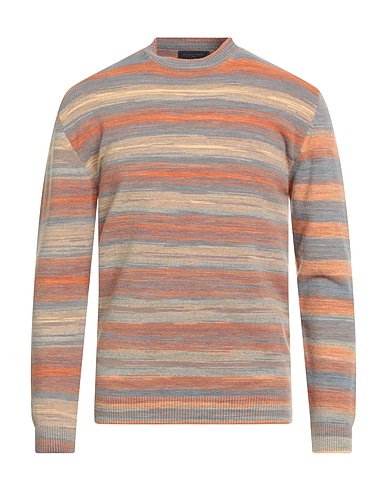 DANIELE FIESOLI Sweater Rust 63% Merino Wool, 25% Polyamide, 10% Cashmere, 2% Elastane