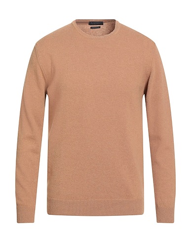 DANIELE FIESOLI Sweater Camel 90% Wool, 10% Cashmere