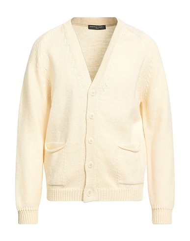DANIELE FIESOLI Cardigan LAB Cream 100% Merino Wool