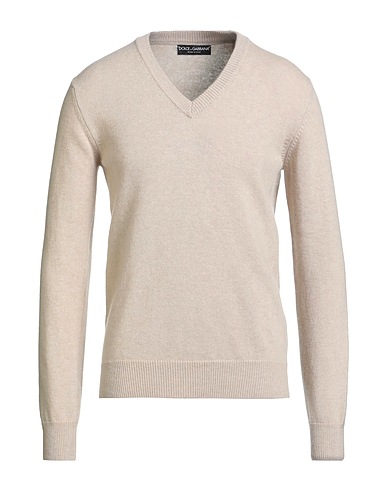 DOLCE&GABBANA Sweater Beige 90% Virgin Wool, 10% Cashmere