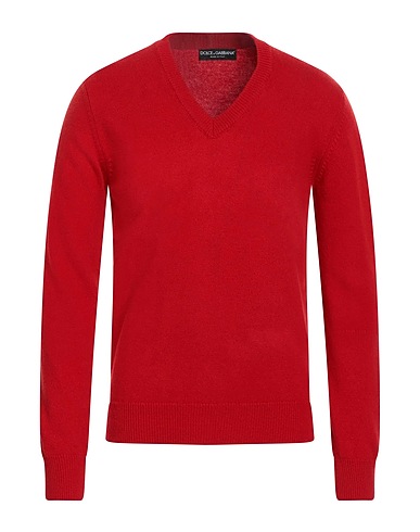 DOLCE&GABBANA Sweater Red 90% Virgin Wool, 10% Cashmere