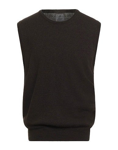 BL'KER Pullover Dunkelbraun 90% Wolle, 10% Kaschmir