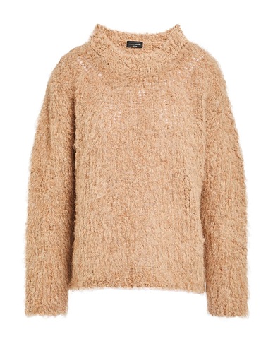 ROBERTO COLLINA Sweater Camel 75% Baby alpaca wool, 13% Wool, 12% Nylon