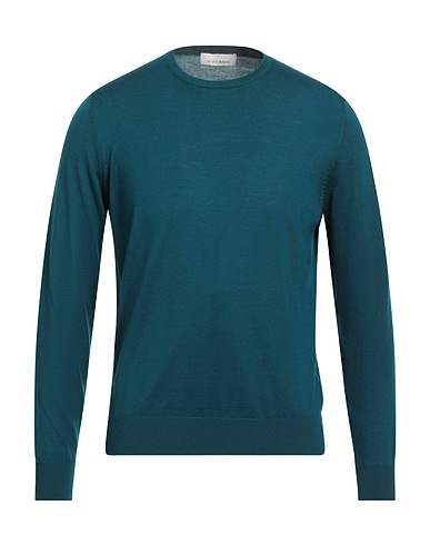 ARNALDO ADIANSI Pullover Verde petrolio 100% Lana Merino