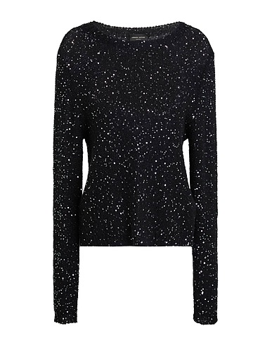 ROBERTO COLLINA Pullover Schwarz 66% Polyamid, 27% Kaschmir, 7% Seide