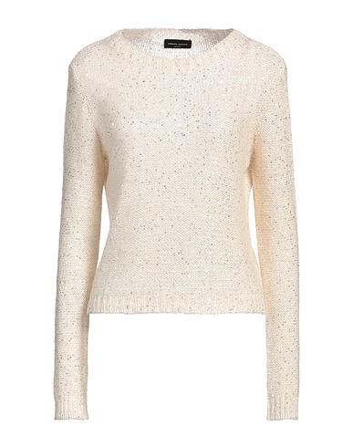 ROBERTO COLLINA Sweater Ivory 66% Polyamide, 27% Cashmere, 7% Silk