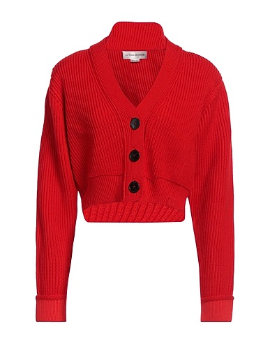 VICTORIA BECKHAM Cardigans ROSSO 70% Virgin Wool, 30% Polypropylene