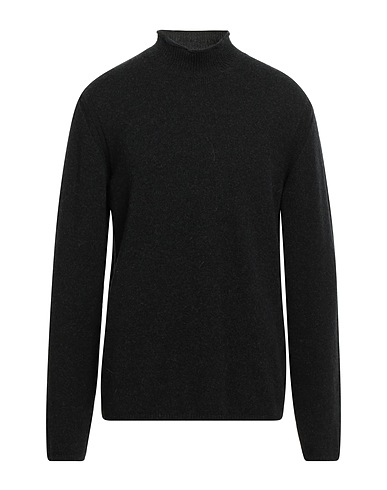 ROBERTO COLLINA Rollkragenpullover Schwarz 47% Merinowolle, 32% Wolle vom Baby-Kamel, 21% Nylon
