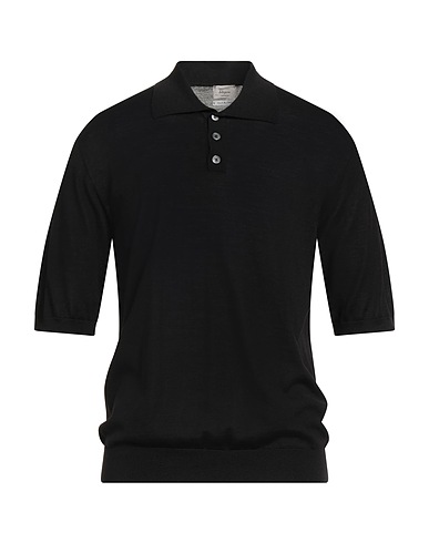 DANIELE FIESOLI Sweater SELEZIONE Black 75% Merino Wool, 25% Silk