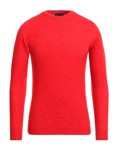 ROBERTO COLLINA Cashmere jumper Red 71% Cashmere, 19% Silk, 10% Polyester