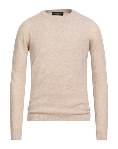 ROBERTO COLLINA Cashmere blend Beige 71% Cashmere, 19% Silk, 10% Polyester