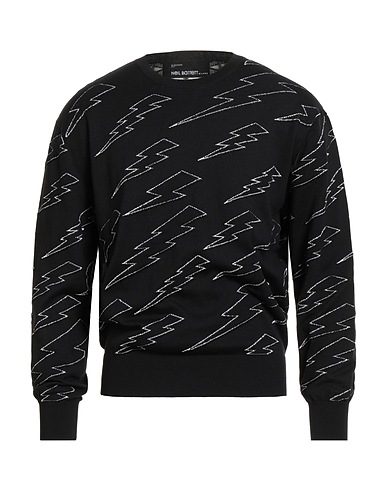 NEIL BARRETT Jumper Black 100% Cotton