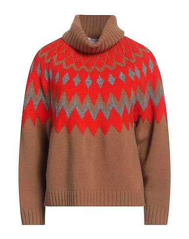 DANIELE FIESOLI Turtleneck COLLEZIONE N_01 Camel 65% Merino Wool, 25% Polyamide, 10% Cashmere