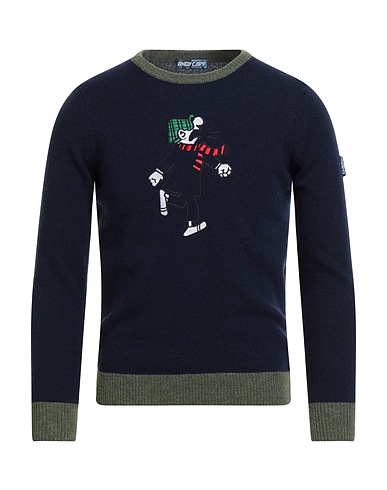 ANDY CAPP Pullover Nachtblau 70% Wolle, 25% Polyamid, 5% Andere Fasern