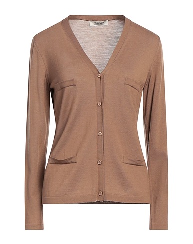 'S MAX MARA Cardigan Brown 100% Virgin Wool