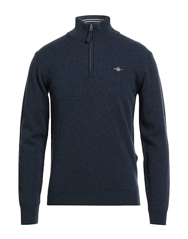 GANT Jumper Navy blue 100% Lambswool
