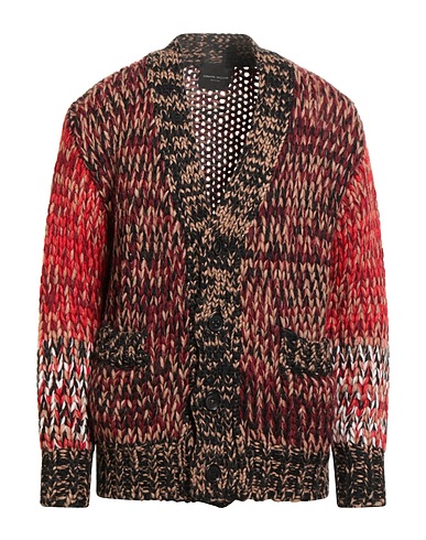 ROBERTO COLLINA Cardigan Black 68% Baby alpaca wool, 22% Nylon, 10% Wool