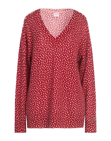 SUN 68 Jumper Brick red 53% Merino Wool, 30% Polyamide, 17% Baby alpaca wool