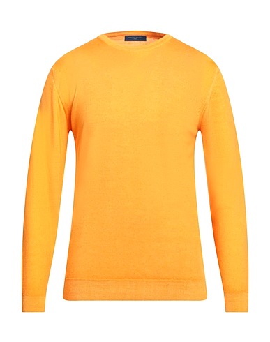 DANIELE FIESOLI Pullover Arancione 100% Lana Merino