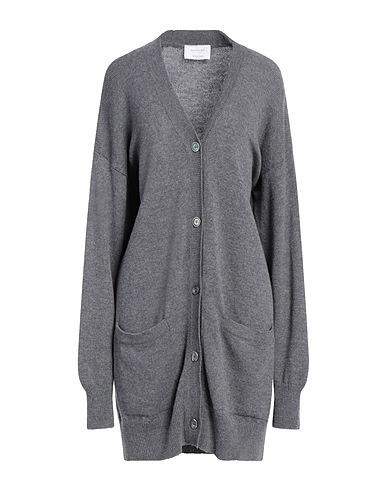 DANIELE FIESOLI Cardigan Charcoal 90% Merino Wool, 10% Cashmere