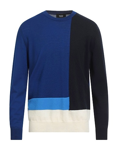 MASQ Jumper Navy blue 100% Wool