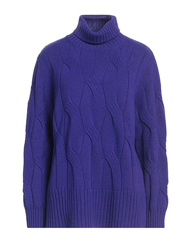 KANGRA Turtleneck Purple 90% Wool, 10% Cashmere