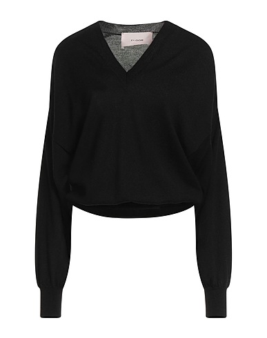 FLOOR Sweater Black 100% Merino Wool
